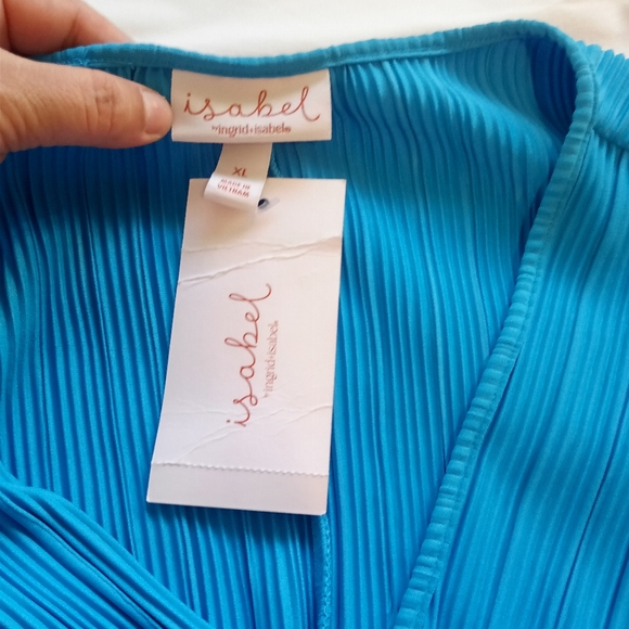 Ingrid Isabel Maternity Dress Bright Blue XL - Picture 3 of 8